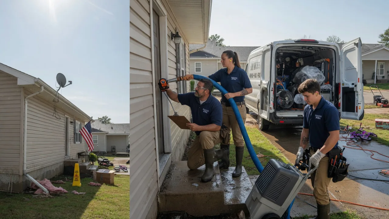 Ceiling Water Damage Restoration in Spindale, NC near me